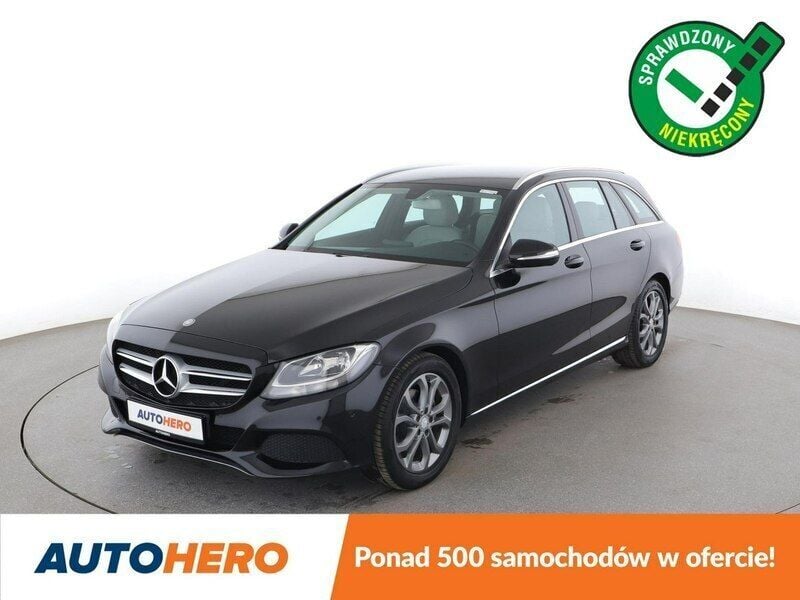 Czarny (metalik) Używany 2015 Mercedes C200 Kombi | 58 500 zł (Dość drogi) - Obraz 1/3