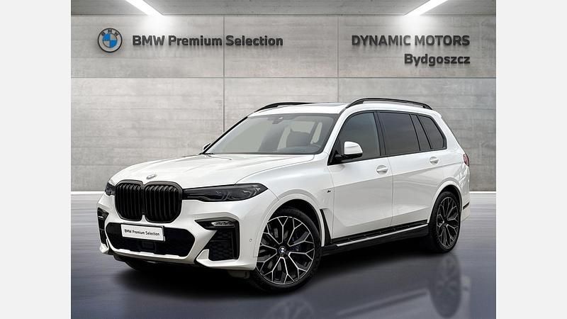 Biel mineralna metalizowany Używany 2020 BMW X7 Executive SUV | 259 900 zł (Super Cena) - Obraz 1/3