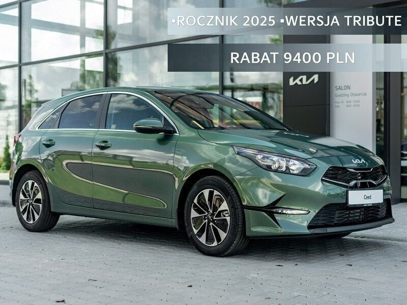 Zielony (metalik) Nowe 2025 Kia Ceed 2 Hatchback | 111 700 zł (Dość drogi) - Obraz 1/4