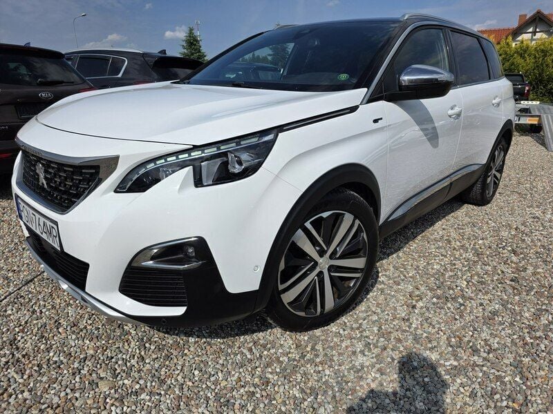 Biały Używany 2017 Peugeot 5008 Minivan | 79 999 zł (Dość drogi) - Obraz 1/4