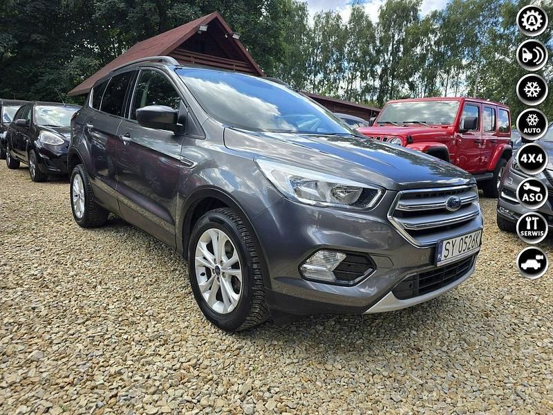 Grafitowy (metalik) Używany 2017 Ford Kuga SUV | 56 000 zł - Obraz 1/4