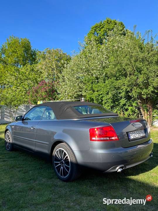 Grafitowy Używany 2008 Audi A4 Cabriolet Kabriolet | 26 100 zł - Obraz 1/4