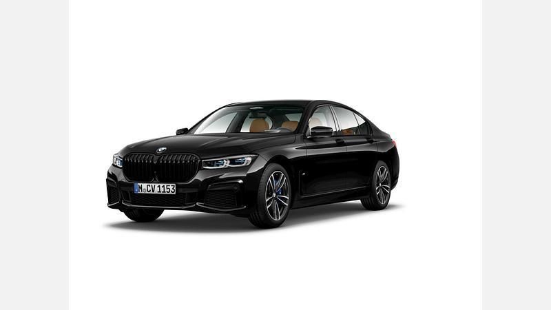 Czarny szafir metalizowany Używany 2022 BMW 740L Shadowline Sedan/Limuzyna | 309 900 zł - Obraz 1/3