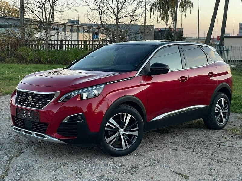 Bordowy (metalik) Używany 2018 Peugeot 3008 GT-line SUV | 58 900 zł (Uczciwa cena) - Obraz 1/4