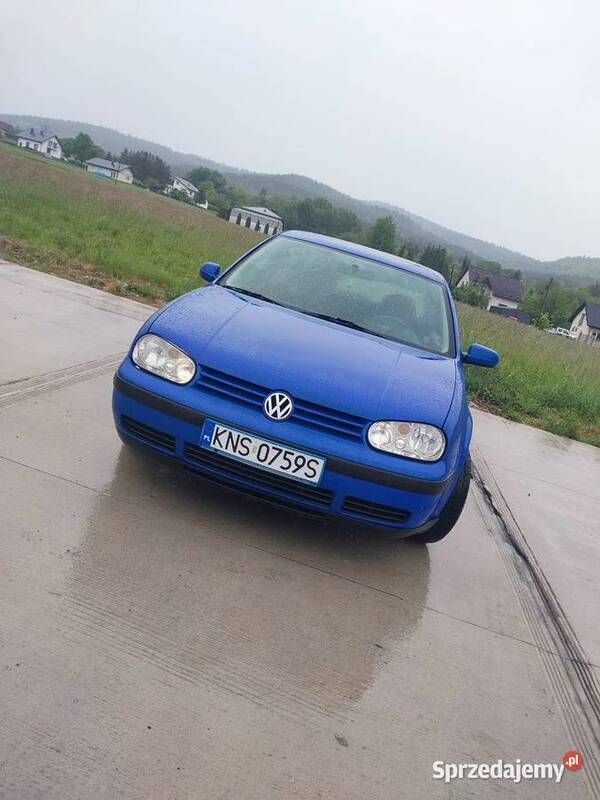 Niebieski Używany 1998 VW Golf IV Hatchback | 3500 zł (Uczciwa cena) - Obraz 1/3