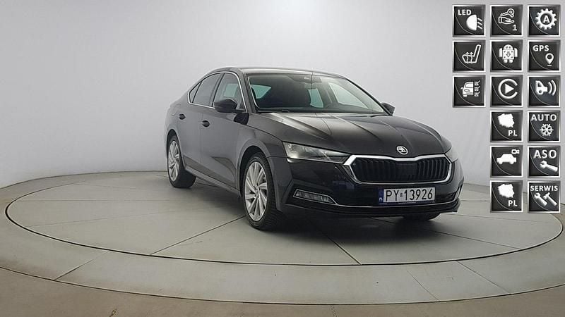 Używany Skoda Octavia 150 KM (110 kW) 2022 Czarny Sedan/Limuzyna