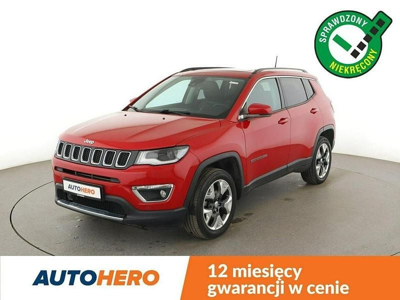 Czerwony Używany 2017 Jeep Compass Limited SUV | 65 700 zł (Dość drogi) - Obraz 1/3