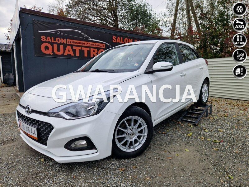 Biały (metalik) Używany 2018 Hyundai i20 Hatchback | 35 900 zł (Dobra cena) - Obraz 1/4