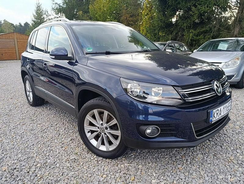 Niebieski Używany 2012 VW Tiguan SUV | 38 900 zł (Dobra cena) - Obraz 1/4