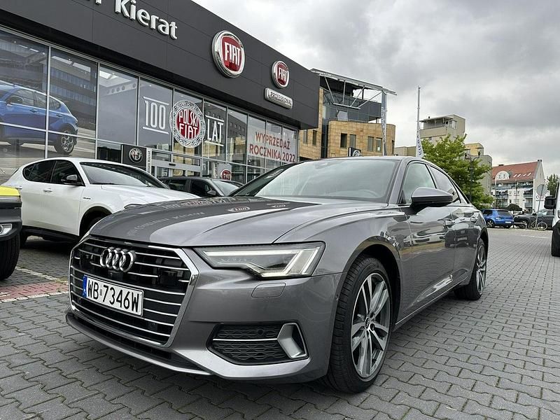 Szary (metalik) Używany 2021 Audi A6 Sedan/Limuzyna | 144 900 zł - Obraz 1/4