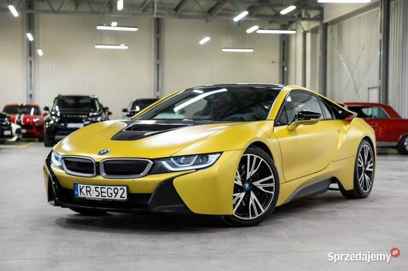 Zielony jasny Używany 2017 BMW i8 Coupe | 367 742 zł - Obraz 1/4