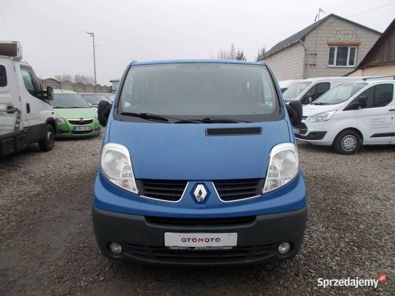 Niebieski Używany 2008 Renault Trafic Minivan | 21 900 zł - Obraz 1/4