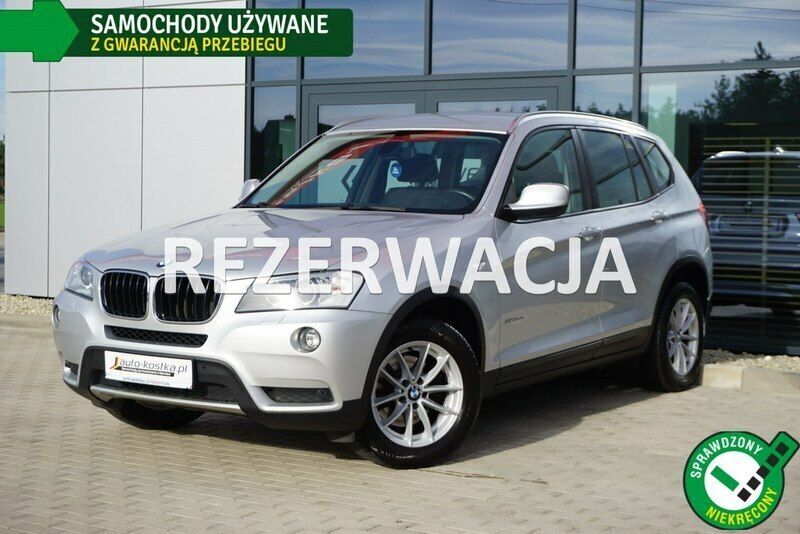 Srebrny Używany 2012 BMW X3 Sport Line SUV | 52 999 zł (Dość drogi) - Obraz 1/3