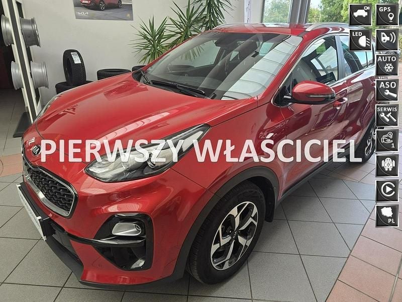 Czerwony Używany 2020 Kia Sportage 2 SUV | 86 500 zł (Uczciwa cena) - Obraz 1/4