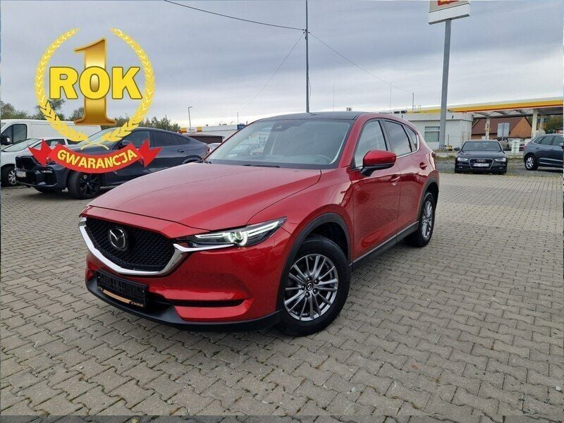 Czerwony Używany 2018 Mazda CX-5 SUV | 86 900 zł - Obraz 1/4