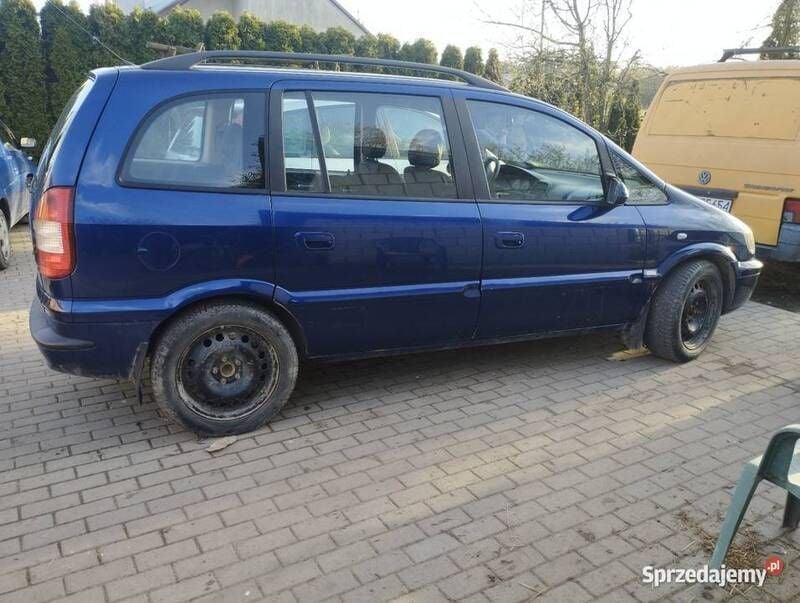 Niebieski Używany 2005 Opel Zafira Minivan | 3000 zł - Obraz 1/4