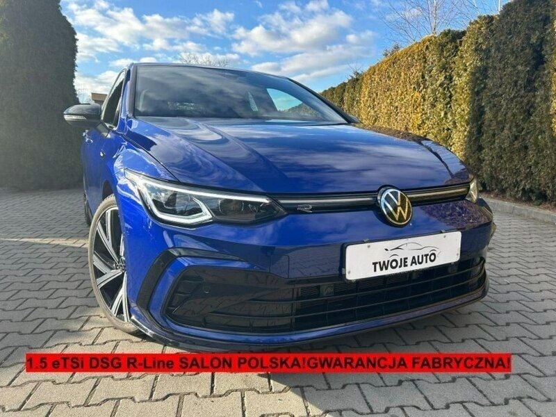 Niebieski Używany 2024 VW Golf VIII R-line Hatchback | 128 000 zł (Drogi) - Obraz 1/4