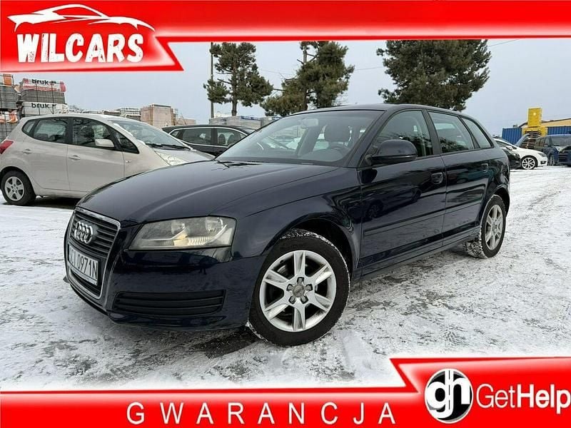 Niebieski Używany 2009 Audi A3 Attraction Hatchback | 25 500 zł (Uczciwa cena) - Obraz 1/4