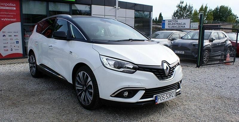 Biały Używany 2018 Renault Grand Scénic Minivan | 54 700 zł - Obraz 1/4