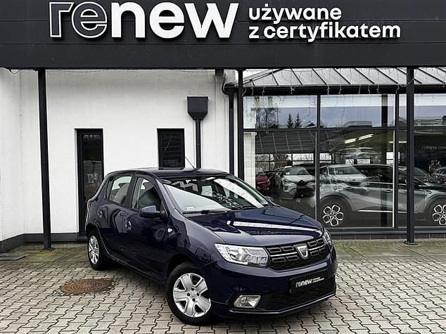 Niebieski Używany 2021 Dacia Sandero Acces Hatchback | 22 900 zł (Super Cena) - Obraz 1/4