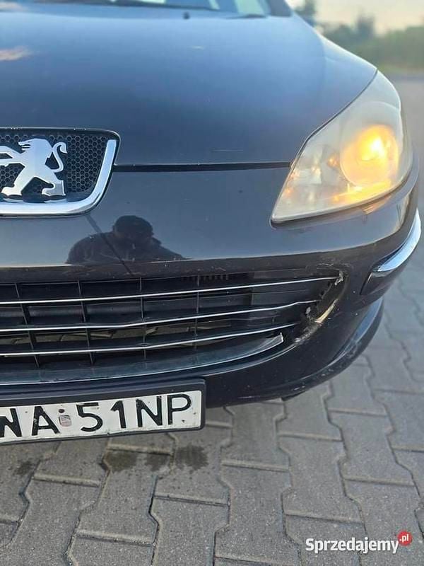 Czarny Używany 2007 Peugeot 407 Sedan/Limuzyna | 6500 zł (Dobra cena) - Obraz 1/4