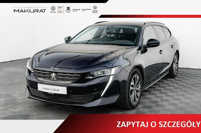 Niebieski ciemny (metalik) Używany 2022 Peugeot 508 SW Allure Kombi | 93 850 zł - Obraz 1/4