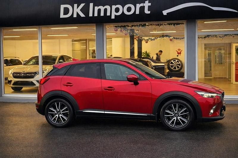 Używany Mazda CX-3 121 KM (88 kW) 2019 Bordowy SUV