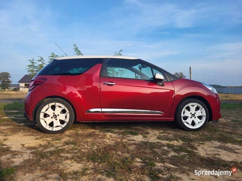 Czerwony Używany 2010 Citroën DS3 Hatchback | 21 500 zł (Dość drogi) - Obraz 1/4