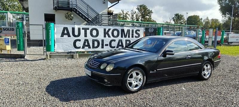 Czarny (metalik) Używany 2003 Mercedes CL500 Coupe | 52 900 zł - Obraz 1/4
