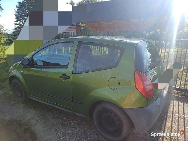 Zielony Używany 2004 Citroën C2 Hatchback | 2800 zł (Uczciwa cena) - Obraz 1/4