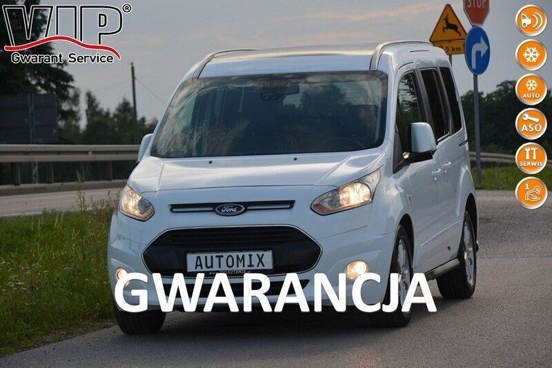 Biały Używany 2015 Ford Tourneo Connect Minivan | 35 100 zł - Obraz 1/4