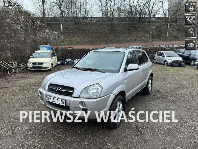 Srebrny Używany 2005 Hyundai Tucson SUV | 13 900 zł (Uczciwa cena) - Obraz 1/4