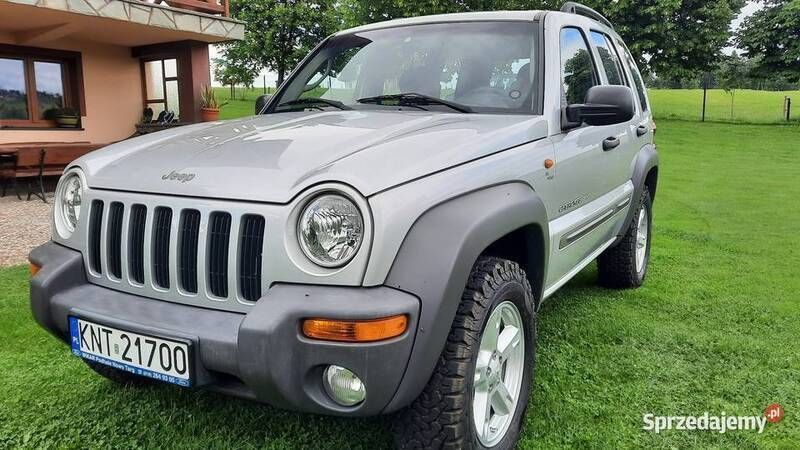 Srebrny Używany 2002 Jeep Cherokee SUV | 39 800 zł (Uczciwa cena) - Obraz 1/4