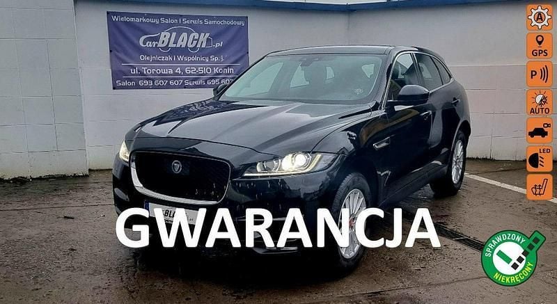 Czarny Używany 2018 Jaguar F-Pace SUV | 95 900 zł (Uczciwa cena) - Obraz 1/4