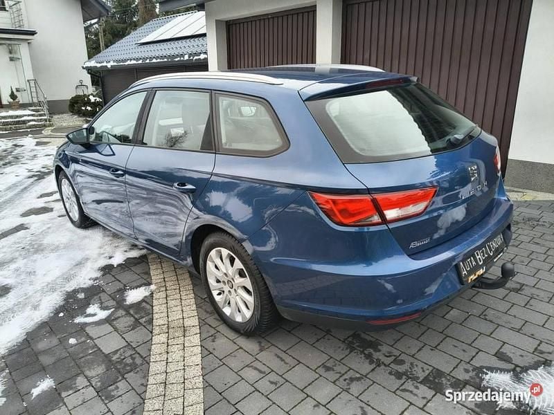 Używany Seat Leon Style 105 KM (77 kW) 2014 Niebieski Kombi