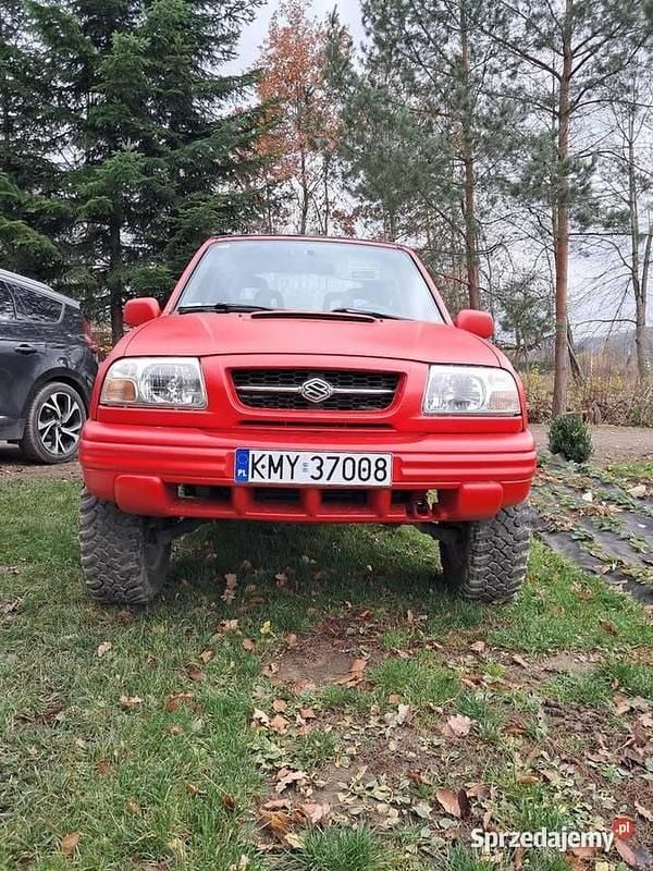 Czerwony Używany 2002 Suzuki Grand Vitara Kabriolet | 22 000 zł - Obraz 1/4