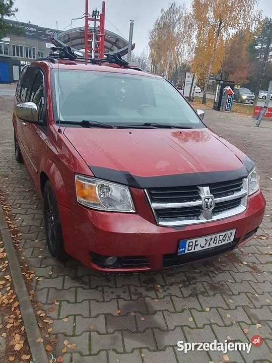 Czerwony Używany 2008 Dodge Grand Caravan Minivan | 19 000 zł - Obraz 1/4