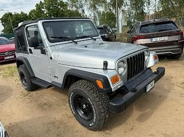Srebrny Używany 2003 Jeep Wrangler SUV | 35 999 zł - Obraz 1/4