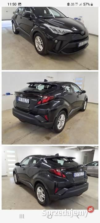 Czarny Używany 2021 Toyota C-HR SUV | 88 500 zł (Uczciwa cena) - Obraz 1/1