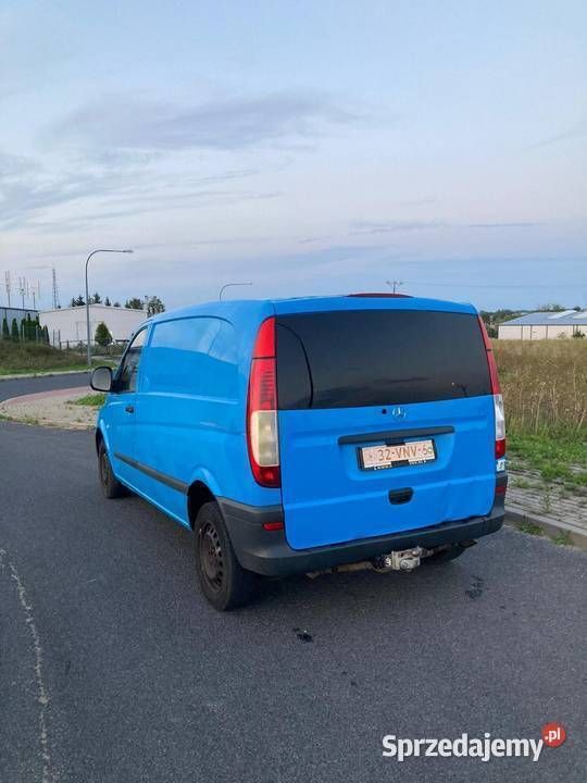 Niebieski Używany 2008 Mercedes Vito Minivan | 9000 zł - Obraz 1/4