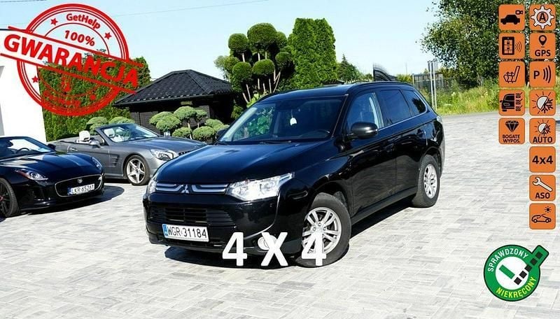 Czarny (metalik) Używany 2013 Mitsubishi Outlander SUV | 35 900 zł (Dobra cena) - Obraz 1/4