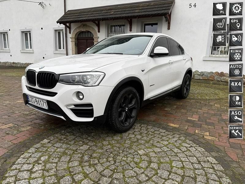 Biały Używany 2017 BMW X4 xLine SUV | 74 900 zł - Obraz 1/4