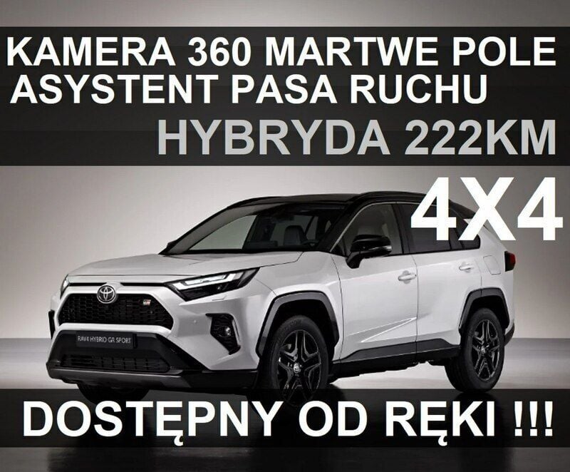 Biały Nowe 2024 Toyota RAV4 Hybrid Sport SUV | 206 900 zł (Uczciwa cena) - Obraz 1/4