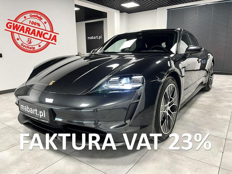 Szary (metalik) Używany 2022 Porsche Taycan Sedan/Limuzyna | 266 000 zł - Obraz 1/4
