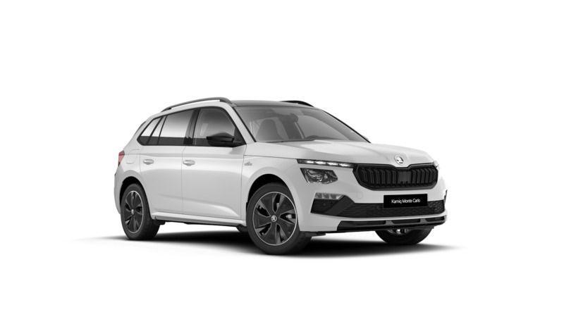 Biel moon metalizowany Nowe 2025 Skoda Kamiq Monte Carlo SUV | 128 450 zł (Uczciwa cena) - Obraz 1/4