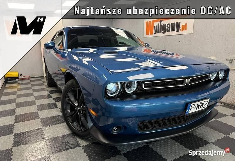 Niebieski Używany 2022 Dodge Challenger Coupe | 109 999 zł (Super Cena) - Obraz 1/4