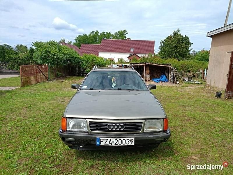 Beżowy Używany 1989 Audi 100 Kombi | 5500 zł - Obraz 1/4