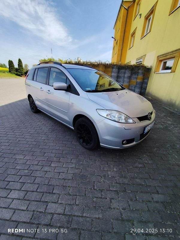Srebrny (metalik) Używany 2005 Mazda 5 Minivan | 7700 zł (Uczciwa cena) - Obraz 1/4