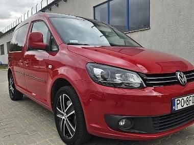 Czerwony Używany 2014 VW Caddy Edition Minivan | 52 000 zł (Dobra cena) - Obraz 1/4