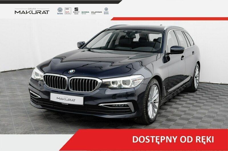 Granatowy Używany 2019 BMW 530 Luxury Line Kombi | 59 900 zł - Obraz 1/4